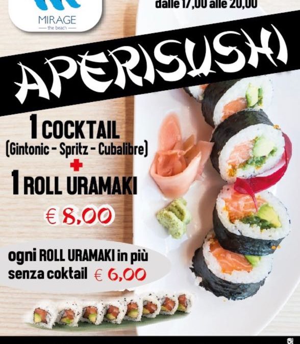 28 agosto – Aperisushi